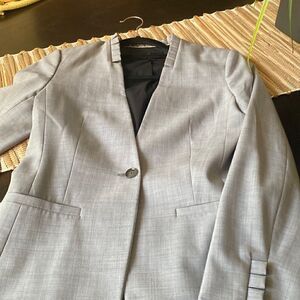 GUC banana republic light grey blazer , one button size 2